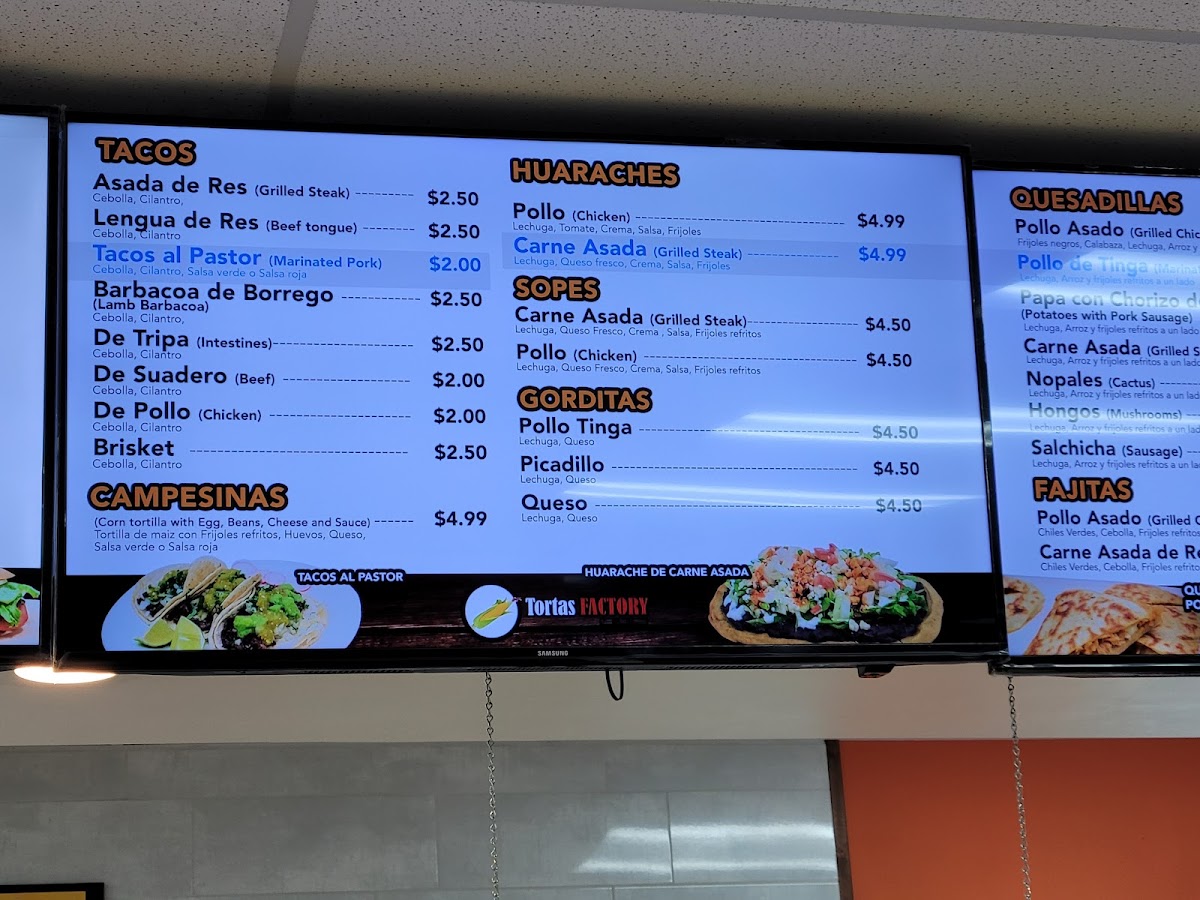 Tortas Factory Del DF Menu - Image 4